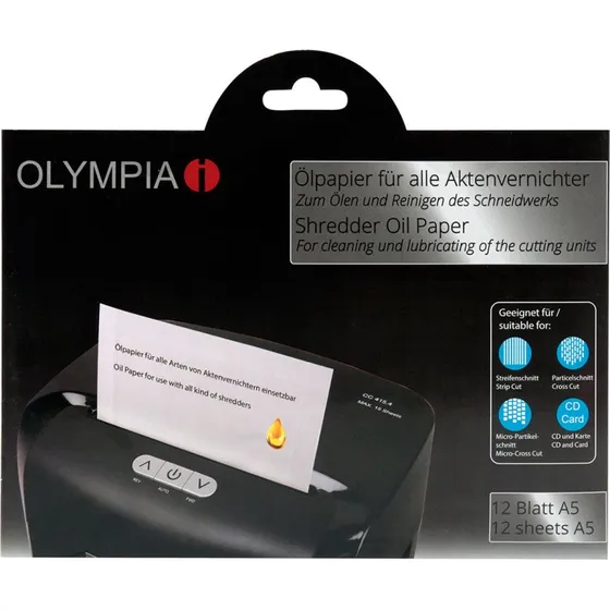 Olympia Makulator Oliepapir (12 Ark)