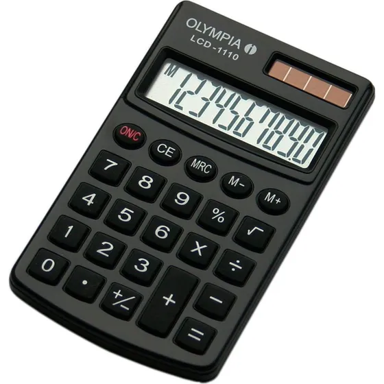Olympia LCD 1110 Lommebasis Sort