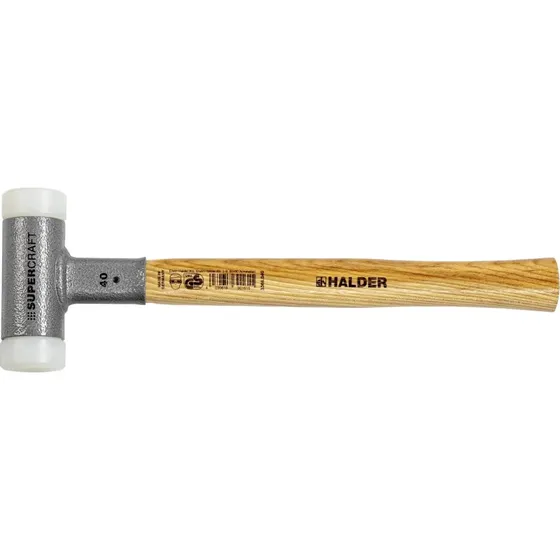Halder Supercraft Gummihammer Ø40 mm, 355 mm