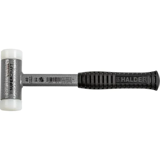 Halder Supercraft Gummihammer Stål/Nylon 40 mm