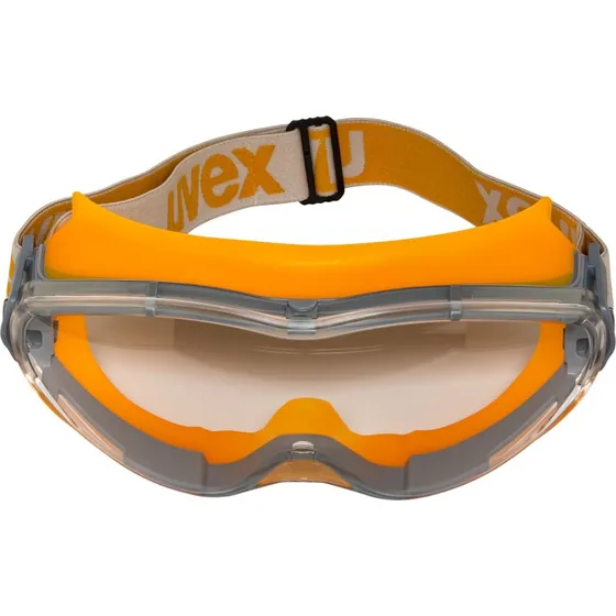 Uvex Safety Goggles Klart Panorama Glas Orange