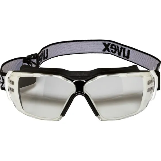 Uvex Pheos CX2 Sonic Beskyttelsesbriller, klart, sort/hvid