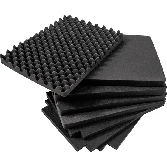 B&W International 6800 SI Pre-Cut Foam - Sort