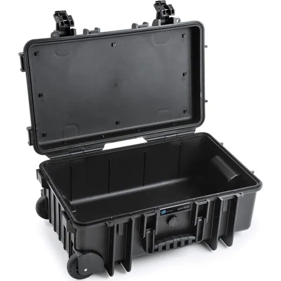 B&W 6600 Outdoor Flightcase, 55x35x22,5 cm, sort