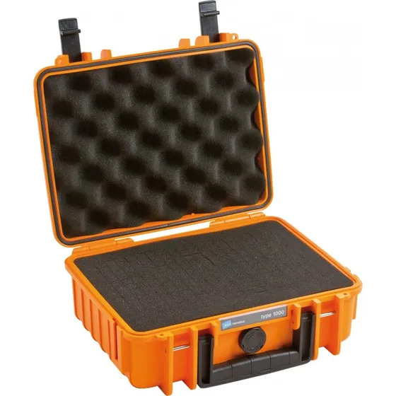 B&W Outdoor Case Type 1000 Orange, 27x21,5x10,5 cm