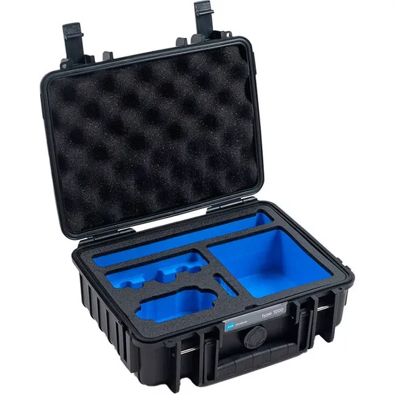 B&W 1000 DJI Flightcase til Osmo Action 3, Sort