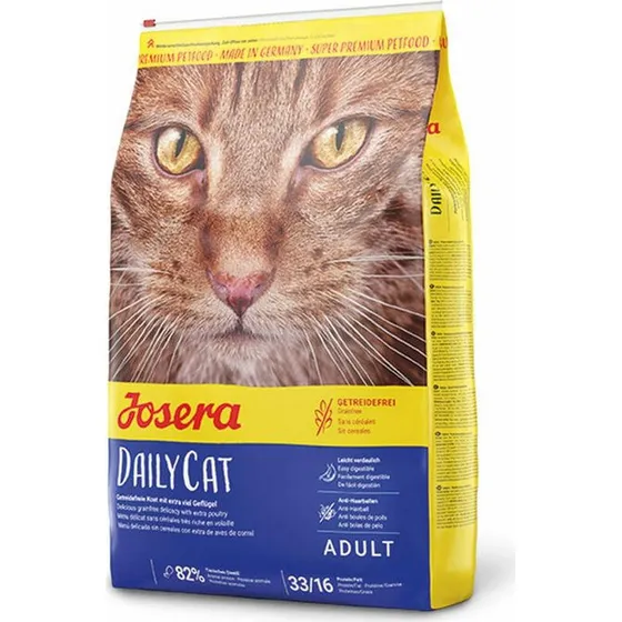 Josera DailyCat Kylling 400g - Kornfrit Foder til Voksne Katte