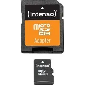 Intenso Micro SD 32GB Class 4 med SD-Adapter