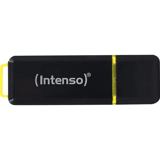 Intenso High Speed Line 256GB USB 3.2 Gen 1x1 Sort/Gul