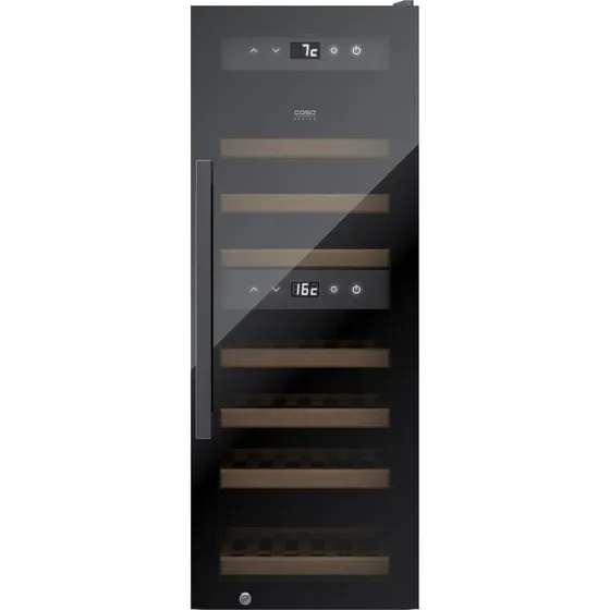 Caso Wine Exclusive 38 Smart Falstaff Edition - 38 Flasker, Sort, Smart Temperaturkontrol