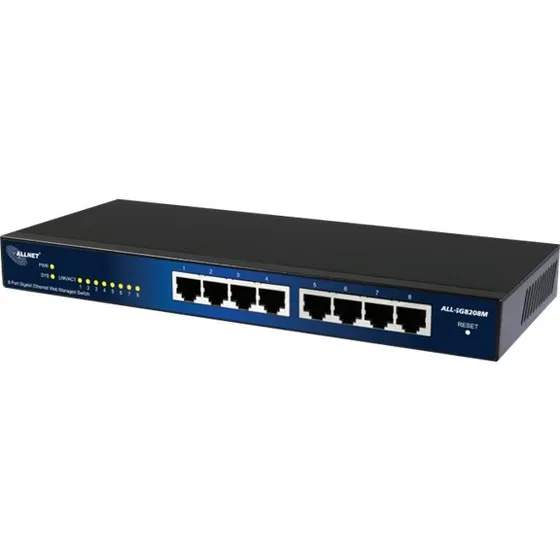 ALLNET ALL-SG8208M 8-porte Gigabit Switch, Administreret