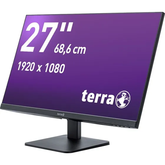 Terra 2727W 27" FHD Skærm, Sort, VA, 5ms, HDMI/DP/USB-C