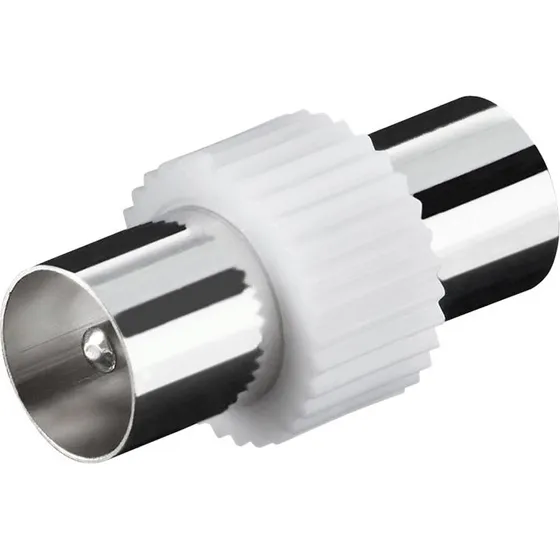 Goobay Coax Samleled Han/Han, Hvid