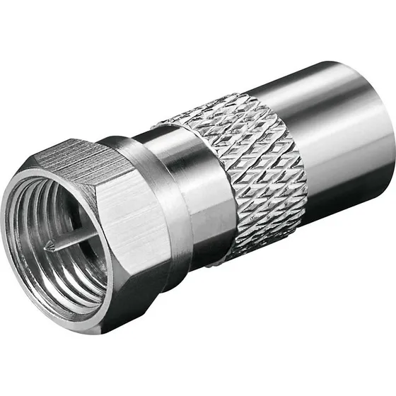Goobay F-male til Coaxial male adapter