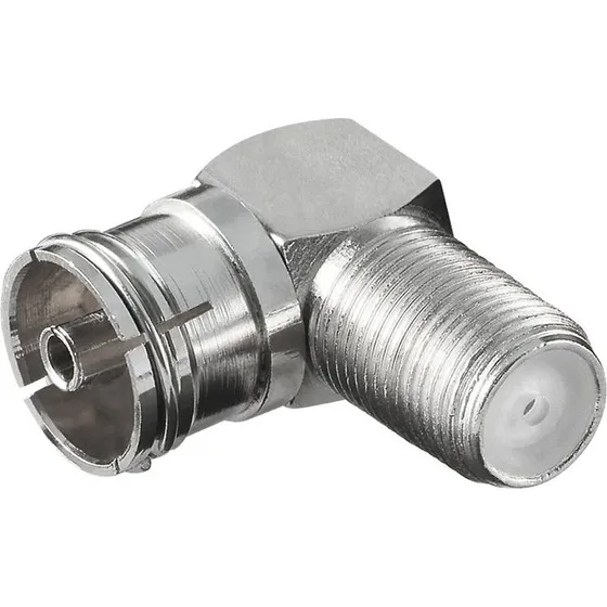 goobay RF adapter IEC til F-stik 90°