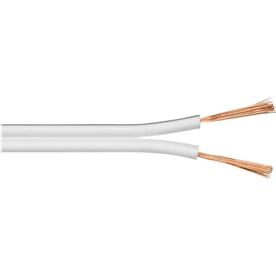 Goobay Højttalerkabel Hvid 25 m 2x0,5 mm²