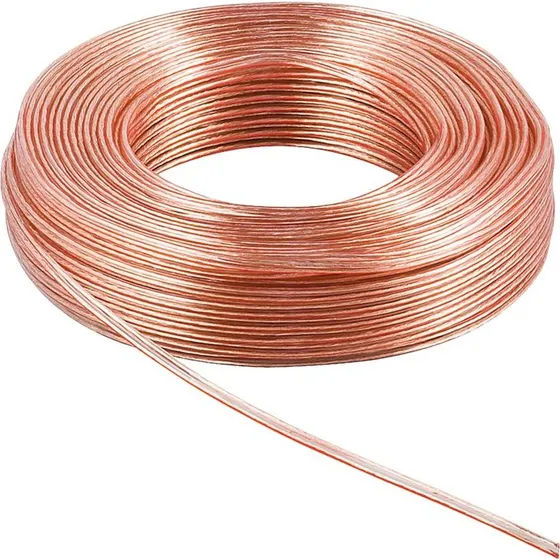 Goobay Højttalerkabel Transparent 10 m, 2 x 0,75 mm²