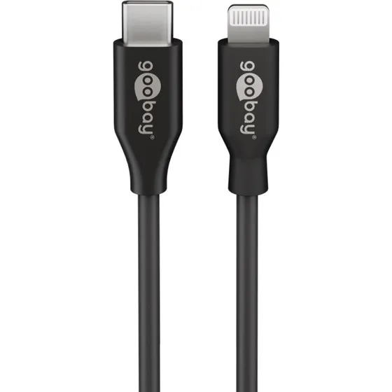 Goobay Lightning til USB-C 0,5 m MFi, sort