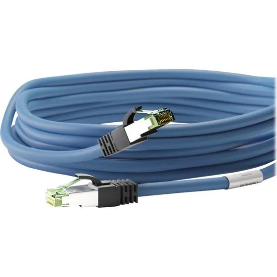 Goobay CAT 8.1 S/FTP Patchkabel, blå, 1 m