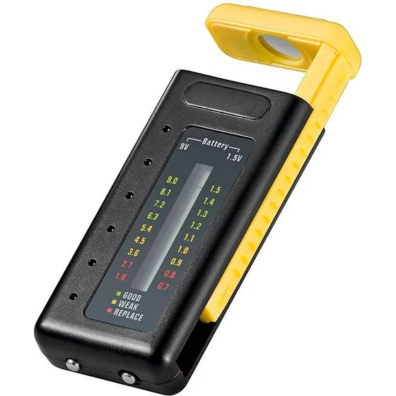 Goobay Batteritester med LCD (7 typer)