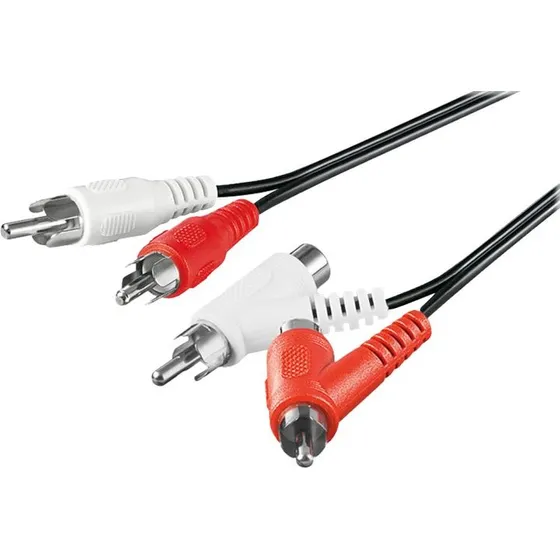 Phonokabel RCA 1,5m han til hun (2x)