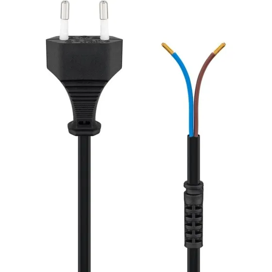 Goobay Kabel med euro-kontakt 1,5 m, sort