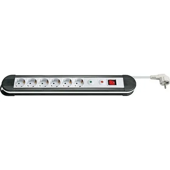 Goobay Stikdåse 6x Type F, 3 m, hvid