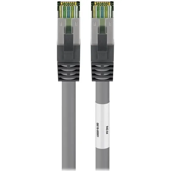 Goobay CAT 8.1 S/FTP 0,25 m grå patchkabel