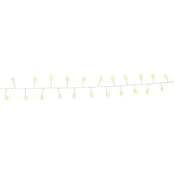 Goobay 50er LED sølv wire cluster lyskæde, batteridrevet, 3 indstillinger