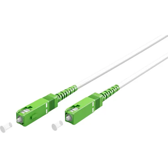 Goobay 59599 Fiberoptisk Kabel 15m Hvid SC-APC