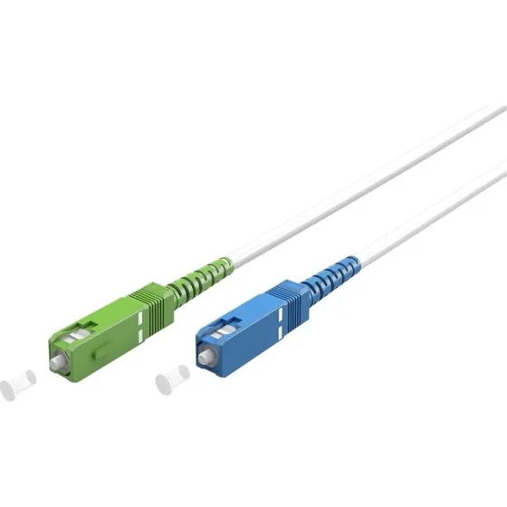 Goobay Lyslederkabel SC-APC/SC-UPC 3m OS2 Hvid
