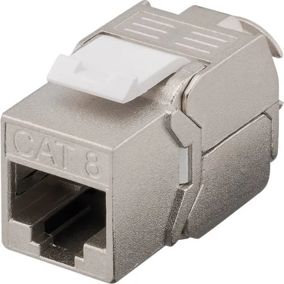 Goobay Keystone Modul CAT 8.1 STP, GHMT-certificeret, 15,8 mm bred, crocodile type