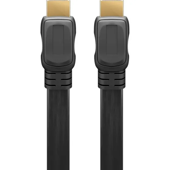 Goobay Slim HDMI 2.0 4K 60Hz 2m med Ethernet, sort