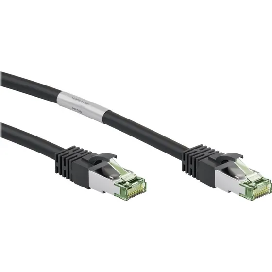 Goobay CAT 8.1 S/FTP 2m Sort Patchkabel