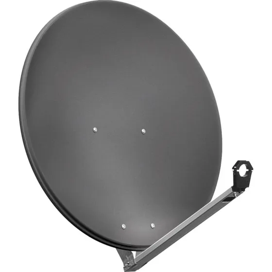 goobay Aluminium Parabolantenne 80cm, Grå, 38.8 dBi