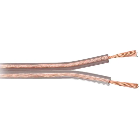 Goobay Højttalerkabel transparent CCA 25 m, 2 x 2,5 mm²