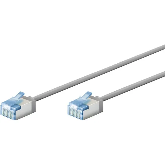 Netgear Ultra-fleksibelt CAT 6A-kabel, slim, grå, U/FTP