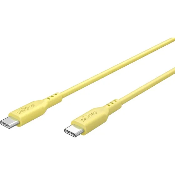 goobay USB-C 1.5m Gul PD 60W