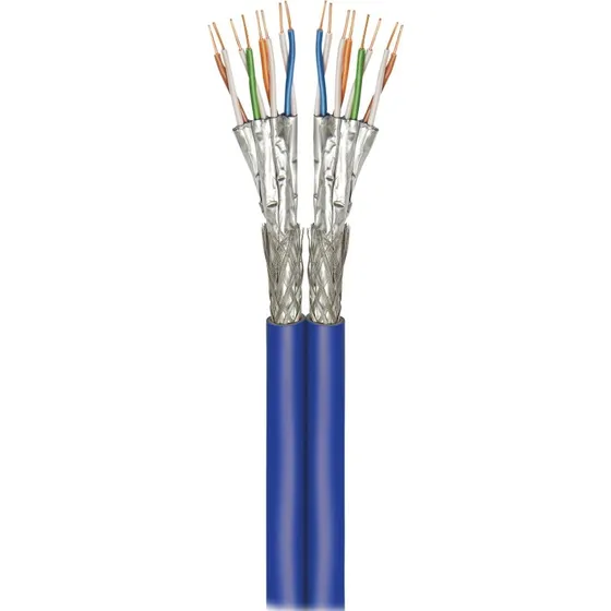 goobay CAT 7a+ SFTP 100m Blå Bulkkabel