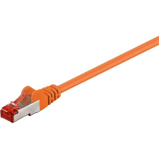 Goobay 92457 CAT6 S/FTP Orange 0,15 m Netværkskabel