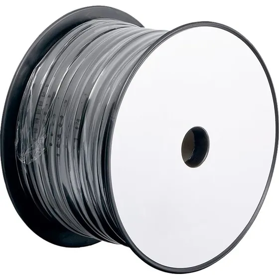 goobay 100m flad telefonkabel 8-core AWG 28 sort