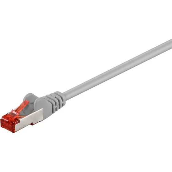 Goobay CAT 6 S/FTP 2m Grå Netværkskabel med CCA