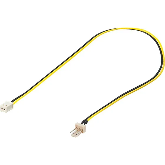 Goobay 3-pin til 2-pin PC-strømadapter, 30 cm
