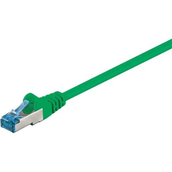 Goobay CAT 6A S/FTP Grøn 0,5 m Netværkskabel