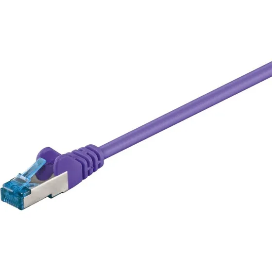 Goobay CAT 6A S/FTP Lilla 0,5 m Patchkabel