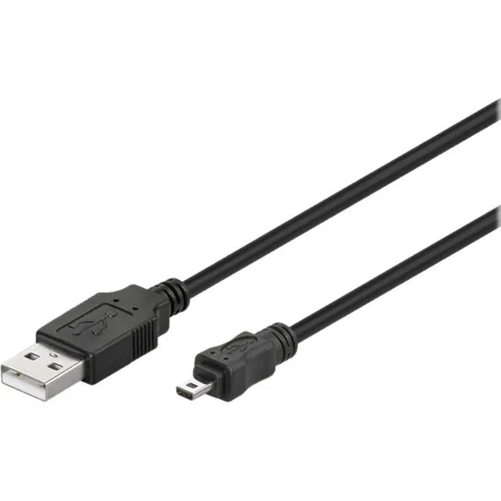 goobay USB 2.0 A → Mini-B 8-pols, 1,8 m, Sort