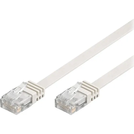 Goobay Pro LAN CAT6 UTP Flad Hvid 7m