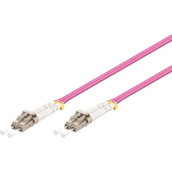 goobay Pro Fiber LC-LC OM4 3m Rød