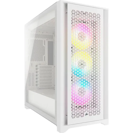 Nanoxia DS-9ARGB-W Hvid Midi Tower PC-Kabinet
