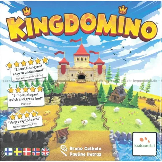 Kingdomino brætspil (familiespil, fra 8 år)